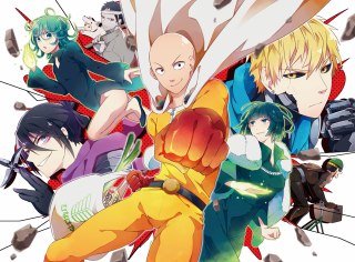Anime characters white background red - destructive free wallpaper