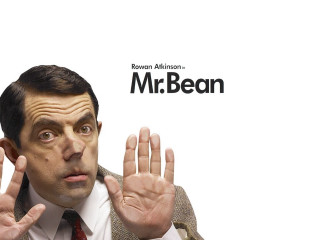 Man making face mr bean - net art free wallpaper
