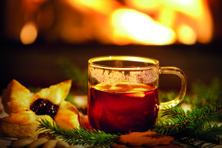 Tea cookie christmas tree fireplace - bouchta el hayani free wallpaper for desktop