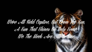 Tiger quote image design - a tiger free wallpaper for desktop