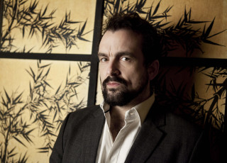 Man beard suit jacket bamboo - thierry doizon free wallpaper