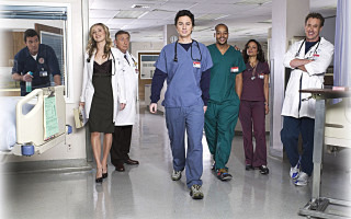 Doctors hospital hallway scrubs walking - dan scott free wallpaper for desktop
