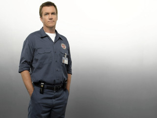 Man blue uniform standing wall - dan scott free wallpaper for desktop