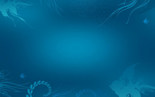 Blue background fish plants aquatic - gradient light blue free wallpaper