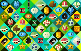 Colorful pattern buttons symbols design - a colorful pattern free wallpaper