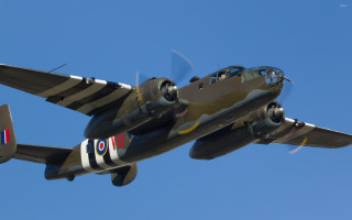 Small airplane blue sky propeller 4 - a propeller free wallpaper for desktop