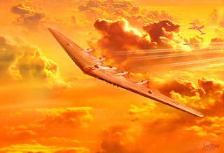 Plane flying sky clouds background - the background and a plane free wallpaper