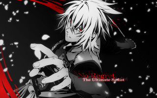 Anime whitehair redeyes cellphone blackbackground - red eyes holding free wallpaper