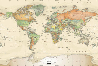 World map countries major cities 10 - major free wallpaper
