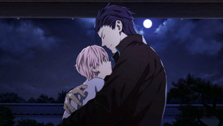 Couple hugging night sky full - the dark night sky free wallpaper