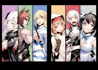 Anime characters rainbow background cats - a rainbow background free wallpaper