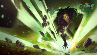 Woman green suit sword green - cedric peyravernay free wallpaper