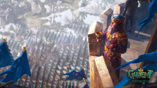 Man helmet platform sword dragon - a platform free wallpaper