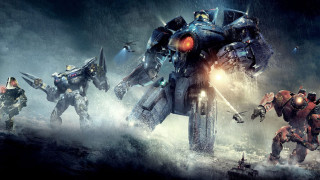 Robots rain man background man - a group of robots free wallpaper