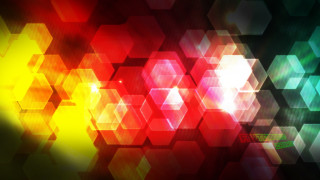 Colorful hexagonal background light beam - hexagonal shape free wallpaper for desktop