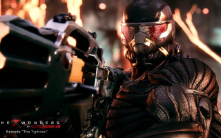 Man helmet gun futuristic flames - a futuristic setting free wallpaper