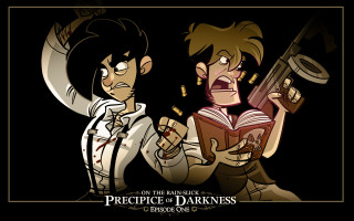 Cartoon two people holding book - two people holding free wallpaper