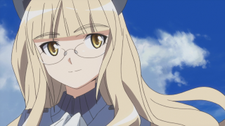 Blonde girl glasses cat ears - a blonde free wallpaper
