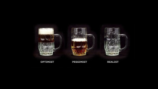 Three mugs different beers black - realism free wallpaper