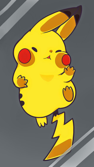 Cartoon pikachu red eyes black - chen chi free wallpaper for mobile