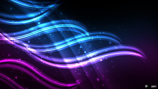 Purple blue background waves bubbles - wave free wallpaper