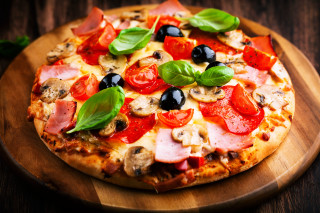 Pizza tomatoes delicious fresh cheese - coppo di marcovaldo free wallpaper
