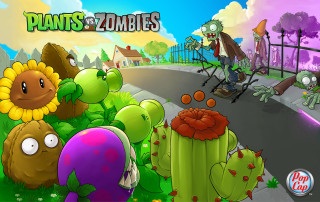 Plants zombies road fence person 2 - arent arentsz free wallpaper