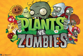 Plants vs zombies logo zombies - zombie free wallpaper
