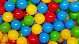 Colorful balls pile white background - colorful ball free wallpaper