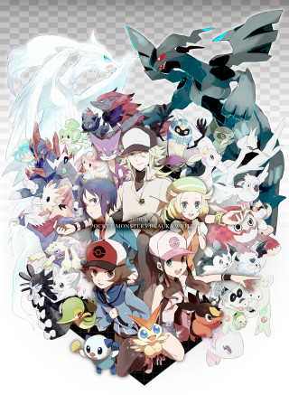Pokemon circle colorful background gathering - a background free wallpaper for mobile