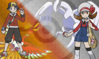 Girl boy holding hands bird - above them free wallpaper