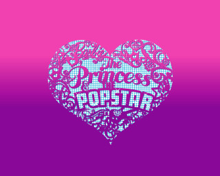 Heart princess pink background image - pop art free wallpaper