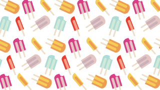 Popsicle pattern white background pink - free happy birthday wallpaper