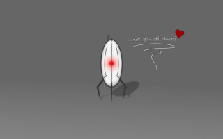 White surfboard red heart caption - fan art free wallpaper