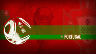 Soccer portugal red background green - a green stripe free wallpaper