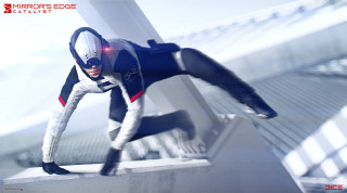 Futuristic man suit ledge hands - his hip free wallpaper for desktop