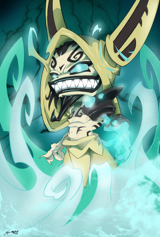 Cartoon character big smile big 4 - league of legends free wallpaper for mobile