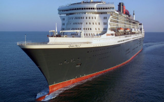 Cruise ship ocean sunny day 15 - a blue sky above free wallpaper