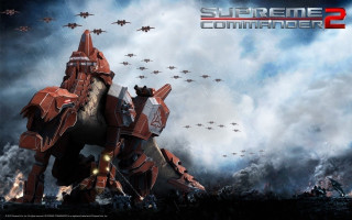 Large robot massive gun jets - massive free wallpaper