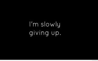 Black white photo giving up - real life free wallpaper