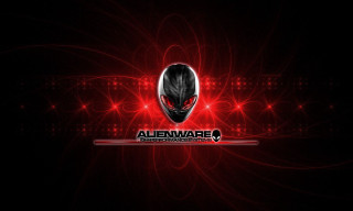 Red black alien wallpaper red - a red light in the background free wallpaper