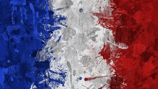 France flag grungy effect red 5 - a grungy effect free wallpaper