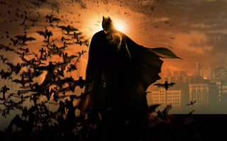 Batman city bats flying sunshine - a batman free wallpaper
