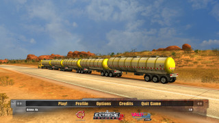 Truck driving desert landscape sky - a truck free wallpaper