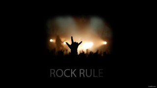 Rock rules concert hands lights - rule free wallpaper