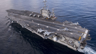 Aircraft carrier ocean boat jet - a jet free wallpaper