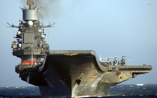 Large ship smoke helicopter deck - aleksandr gerasimov free wallpaper