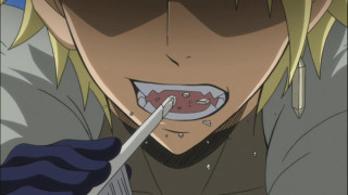 Man knife toothbrush mouth image - his mouth free wallpaper