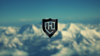 Shield mountain range clouds blue - white cloud free wallpaper for desktop