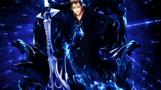 Man guitar blue background stars - final free wallpaper for desktop